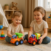 Funwoods Construction Vehicle Toy Set for Kids – (4 Pc)