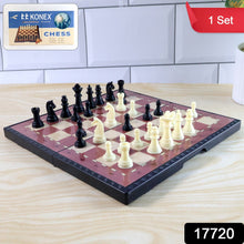 Foldable Magnetic Chess Board Game Set (24 x 24 Cm)
